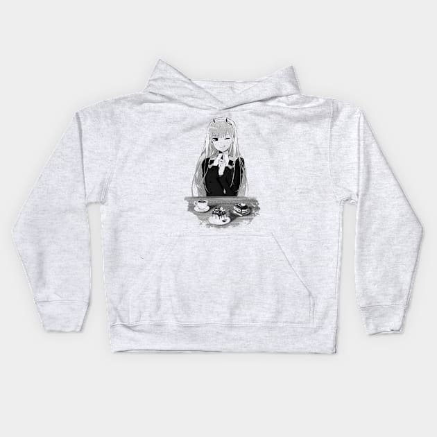 Breakfast for the commander Kids Hoodie by stingi